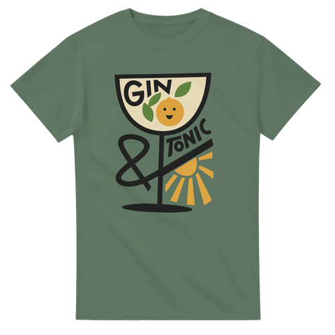 T-shirt Original – Gin & Tonic – t-shirt med unikt designtryck