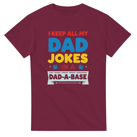 Pappahumor och ordvits i vintage-stil – t-shirt med roligt tryck