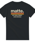 Rolig t-shirt med matte som räknas