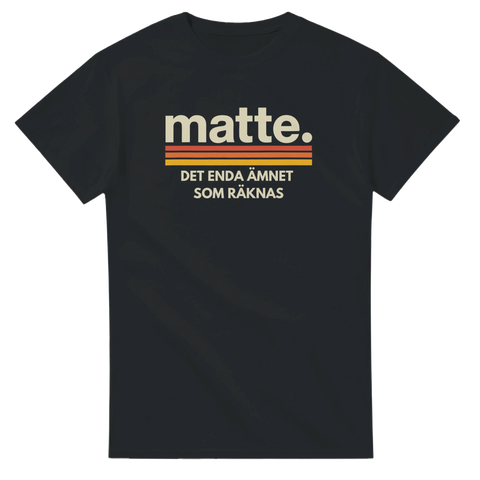 Rolig t-shirt med matte som räknas