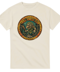 Klassiskt sagotroll i cirkelformat tryck med nordisk estetik – grafisk t-shirt
