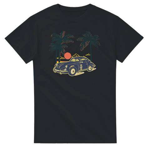 T-shirt Original - Car & Palm – t-shirt med unikt designtryck
