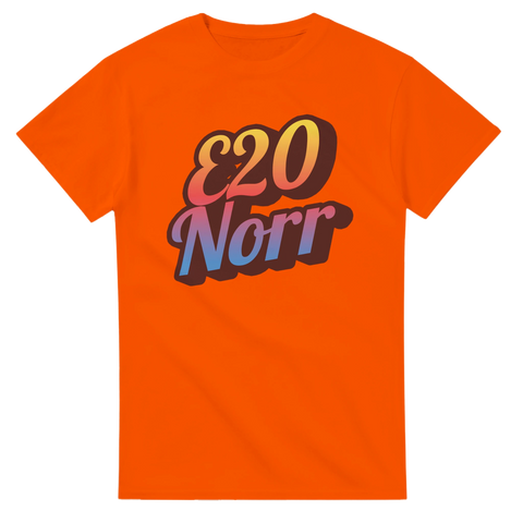 E20 Norr E45 vägskylt t-shirt herr svart
