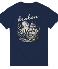 Kraken t-shirt med bläckfisklikt havsmonster