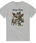 Carpe Diem Middle Ages centrerat, proportionerlig storlek, symmetrisk placering, vertikal orientering