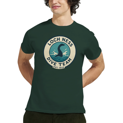 T-shirt Original – Loch Ness Dive Team – t-shirt med unikt designtryck
