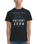 Minimalistiskt tryck med Hantavirus och laboratorietema – stilren t-shirt