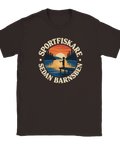 T-shirt med motivet Sportfiskare sedan barnsben