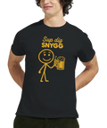 T-shirt med "Sup dig snygg"-motiv – perfekt för humoristiska tillfällen