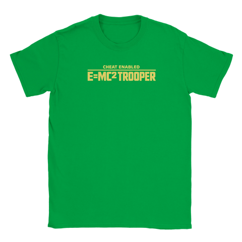 Grön t-shirt med retroinspirerat gaming-motiv för Age of Empires-fans