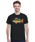 T-shirt med motivet Abborre