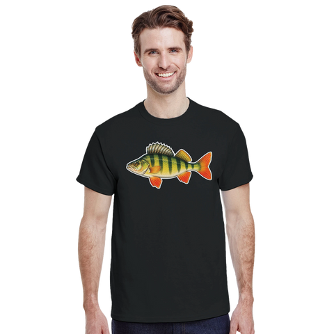 T-shirt med motivet Abborre