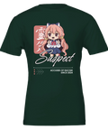 Suspect" textmotiv svart t-shirt premium herr