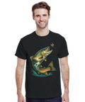 T-shirt med motivet Hooked on Nature