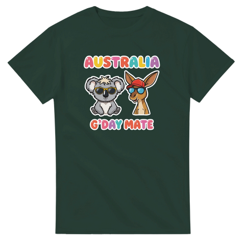 Koala känguru Australien t-shirt humoristisk G'day Mate design