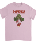 Retro motiv av en rabarberplanta med humoristisk text – grafisk t-shirt för trädgården