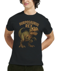 T-shirt med tecknad dinosaurie och texten Durposaurus Rex