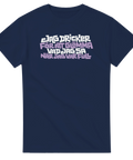 T-shirt med humoristiskt texttryck: Jag dricker för att glömma