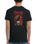 Doom Lord t-shirt med domherre och dödskalle – svart