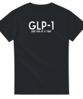Minimalistiskt texttryck GLP-1 One Pen at a Time – grafisk t-shirt