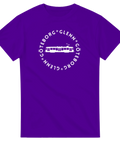 Lila t-shirt med Glenn-spårvagn – motiv för Göteborgsentusiasten och stolta göteborgare
