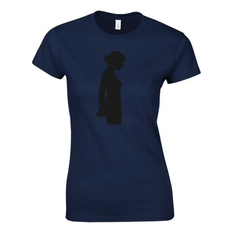 T-shirt Dam Classic – Hands Bound – t-shirt med unikt designtryck