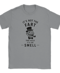 Satirisk illustration med texten It’s Not the Fart It’s the Smell