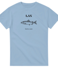 T-shirt lax – Salmo salar illustration i klassisk stil