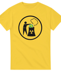 Symbolisk illustration om svensk energipolitik och kärnkraft – t-shirt med budskap