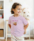 T-shirt Barn - Mjau – t-shirt med unikt designtryck