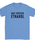T-shirt med texten May Contain Ethanol i svart tryck