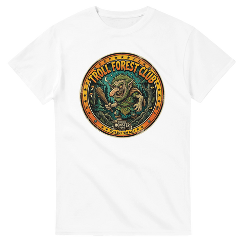 Nordic Monster Toys motiv med troll och runor i retrostil – grafisk t-shirt