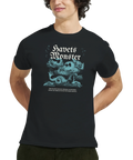 T-shirt med monstertryck – havsmonster och kraken