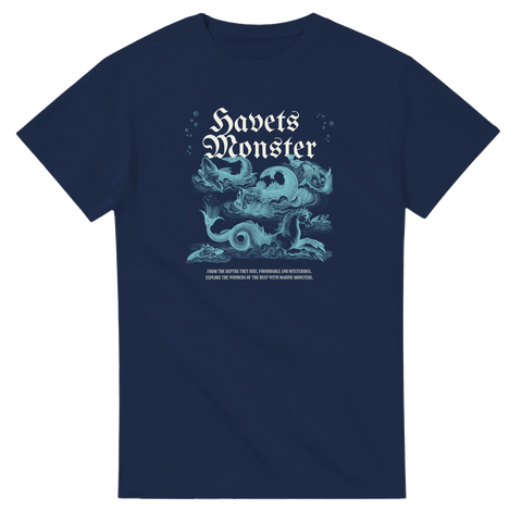 Kraken t-shirt – t-shirt med sjömonster-illustration