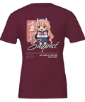 Suspect" textmotiv svart t-shirt premium herr