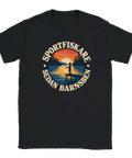 T-shirt med motivet Sportfiskare sedan barnsben