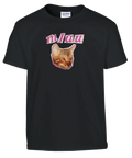 T-shirt för barn med katt och lekfull design