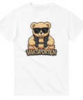 Sittande nallebjörn i hiphop-stil med graffiti-text – rolig t-shirt med attityd