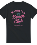 Marbella textmotiv vit t-shirt dam