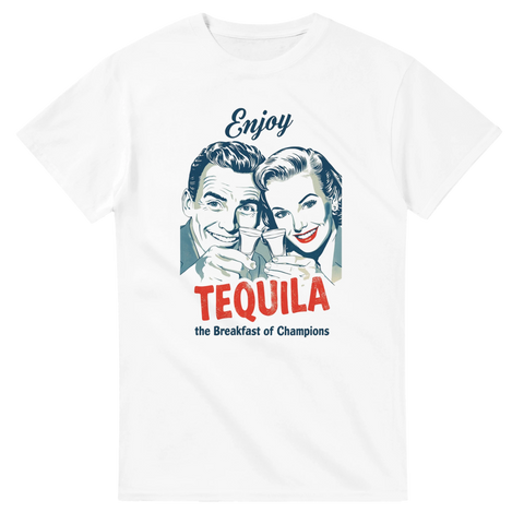 Enjoy Tequila t-shirt – retrodesign med vuxen humor