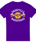 Lekfull design med en sol som dricker öl – t-shirt för festival