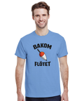 Fiskespö och flöte illustration t-shirt för fiskare
