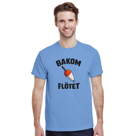 Fiskespö och flöte illustration t-shirt för fiskare