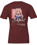 Suspekt textmotiv svart t-shirt premium herr