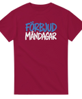 Produktbild 4 av rolig t-shirt med texten Förbjud måndagar