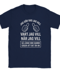 Rolig text-design med tummen upp illustration – t-shirt med attityd