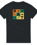 T-shirt med fladdermus – bat graphic t-shirt