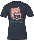 Suspect" textmotiv svart t-shirt premium herr
