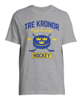 Vintage inspirerat Tre Kronor tryck – sportig t-shirt för hockeyfans