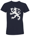 Finska lejonet som grafiskt tryck – Suomen Leijona t-shirt i marinblått